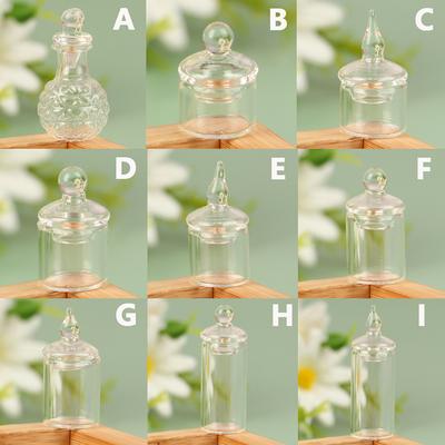 1:12 Mini Barattoli Piccoli per Casa delle Bambole Contenitore Caramelle con Coperchio Decorazione Cucina