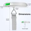 High-Precision Luggage Scale Backlit LCD Display Weighing Scale Digital Scale  Shipping