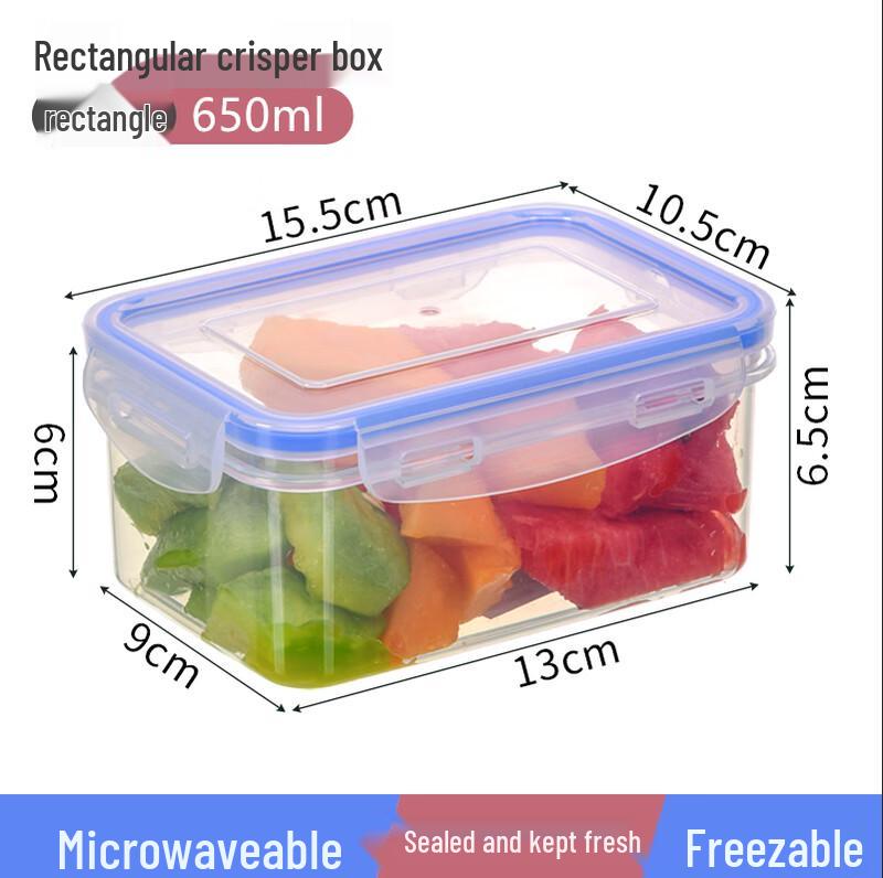 Ally Rectangular Plastic Food Storage Container