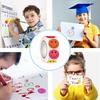 500Pcs/Roll Smiling Facial Paste Sticker 2.5cm Designs Decals Diy Adorn Gifts Fit designed for Various Present Packaging rewards present