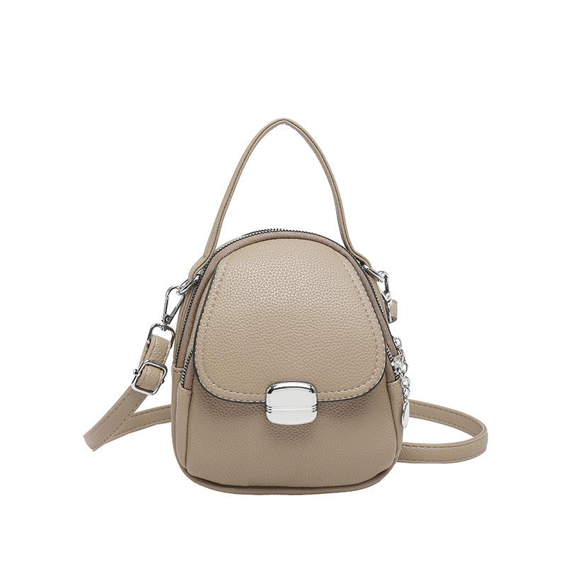 Mother Bag Mobile Phone Bag Large Capacity Multi-layer PU Shoulder Messenger Bag