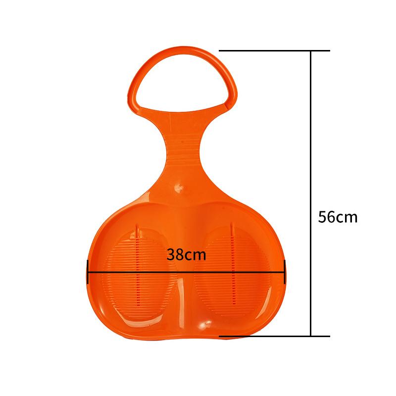 Snow Sled Sledge Sand Sliding Sled Large Winter Toy Skiing Board Downhill Sled Snow Luge For Kids Adults Boys Girls