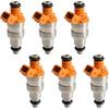 6Pcs Fuel Injectors Fit For Cherokee 1987-1998, Comanche 1987-1991, Grand Cherokee 1993-98, Wrangler 1991-1998, I6 4.0L