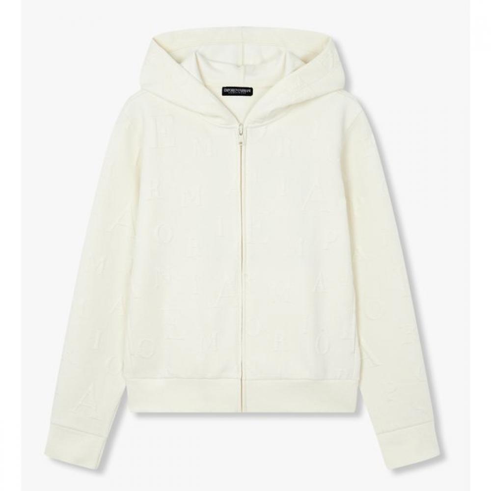 Emporio Armani Women S Lounge Hoodie Zip Up With emboSSed Logo 0825338503 M 15280₽
