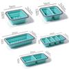 Reusable Silicone Freezer Tray with Lid Soup Cubes Tray New Silicone Freezer Mold  Freezer Use