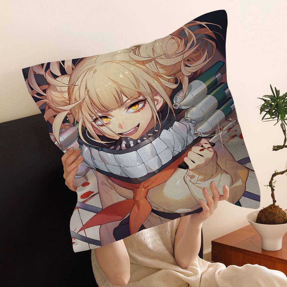 My Hero Academia Himiko Toga Office Cushion Pillowcase Car Cushion CoverXCM Lumbar Pillowcase Sofa Pillowcover