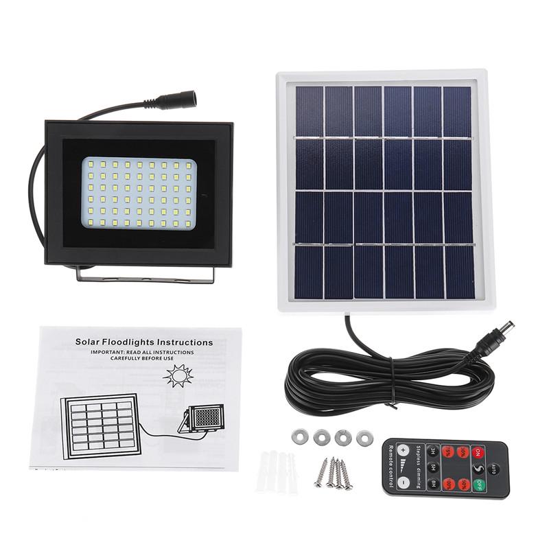 3w 54led Solar Flood Lights Outdoor Waterproof Security Lamp For Garden Garage Lawn Pool Fencing Uy Fiyatlı Satın Alın Fiyat ücretsiz Teslimat Fotoğraflarla Gerçek Yorumlar Joom 3w 54led Solar Flood Lights Outdoor, Solar Powered Flood Lights For Garage
