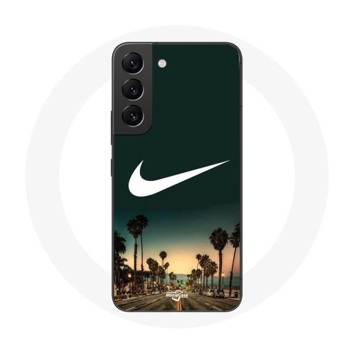 Case for Samsung Galaxy S21 FE Nike Logo Palm Tree Miami