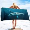 Microfiber Beach Towel Oversized Clearance Towels, Extra Large Sand Free Super Absorbent Travel Pool Towel,Whale Beach Towels