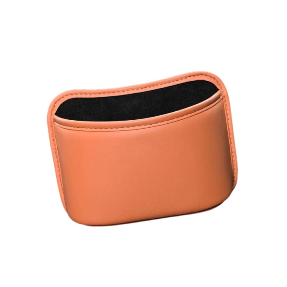 Leather Car Door Storage Box Waterproof Car Trash Can Convenient Car Cup Holder Sundries