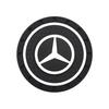 For MERCEDES BENZ AMG W203 W205 W206 W166 X253 C180 X205 PVC Car Coasters Water Cup Slots Non-Slip Mat Water Cup Pad Accessories OX9