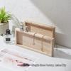 Nordic Beige Travertine Marble Tray: Light Luxury Entrance Hall Decoration & Jewelry Storage Ornament