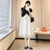 2026 Summer Maternity Slimming Two-Piece Patchwork Plus Size Colorfast Dress