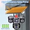 4G Solar-Powered Triple-Lens HD Outdoor WiFi Camera V380 Monitor
