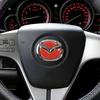 2025 Hot For Mazda Axela CX3 CX4 CX5 RX7 Atenza MX3 MX5 CX9 CX7 RX8 SKYACTIV Epoxy Sticker Car Steering Wheel Emblem Modified De