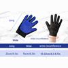 Pet Hair Removal Glove Five Finger Style Soft Silicone Massage Bathing Hair Cleaning Anti Static Cat Dog Bed Cleaning Supplies