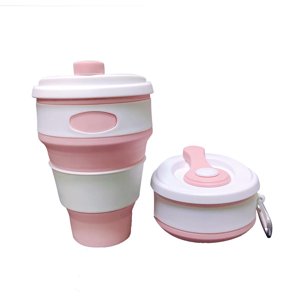 Collapsible Silicone Travel Cup - Portable Outdoor Folding Tumbler
