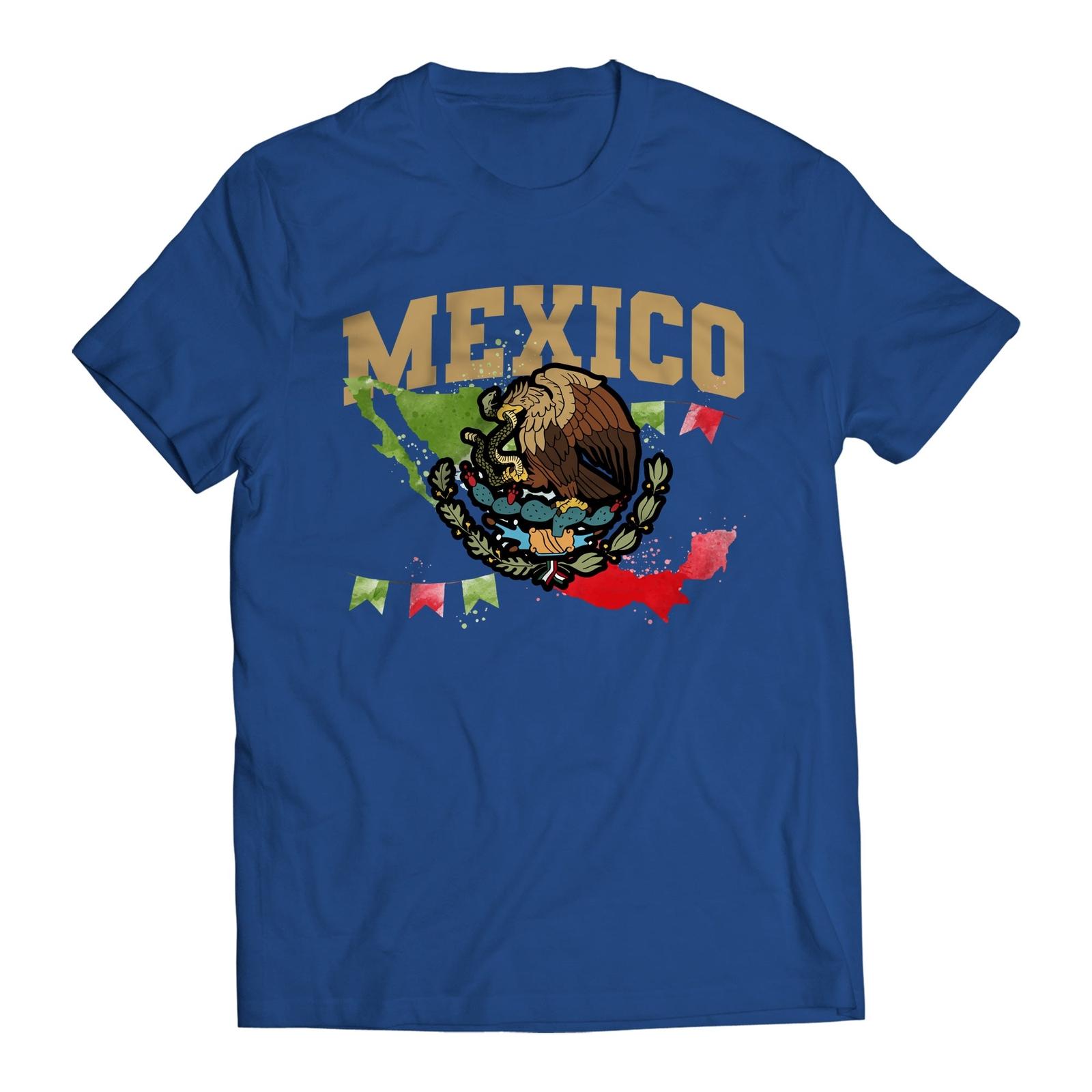 Футболка с коротким рукавом в честь Мексиканского флага - Playera De Mexico S разноцветный