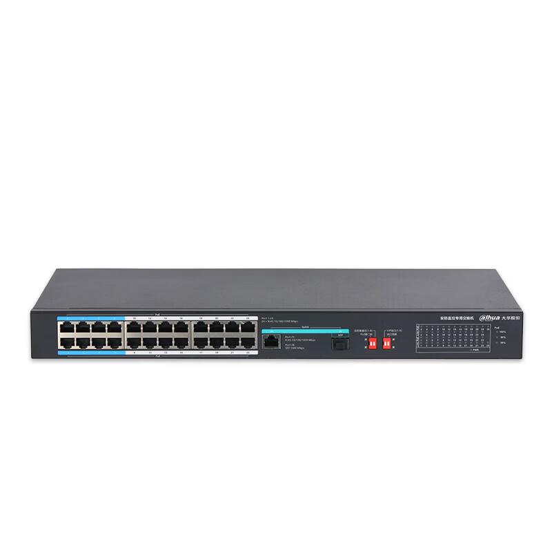 Dahua 24-Port Gigabit PoE Switch CN plug (adapter included)