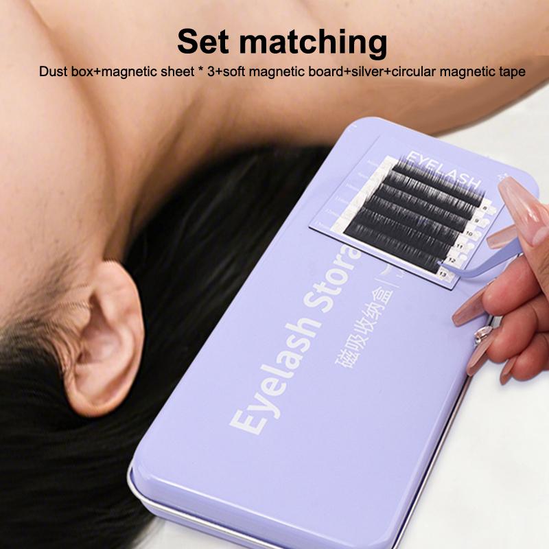 Women Magnetic Storage Box For Eyelash, False Eyelash Extension Storage Tool, Magnetic Eyelash Strips Magnetic Headband For Gift