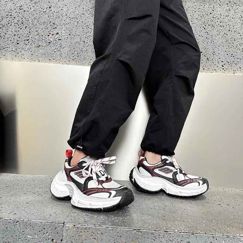 

Платформенные кроссовки dad shoes мужские весенне-летние новые жареные уличные увеличивающие рост парные повседневные спортивные кроссовки женские трендовые 40 красный