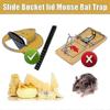 High Quality Mousetrap Water Slide Bucket Cover Mouse Mousetrap Flip N Water Slide Bucket Catcher Detachable Edition 3