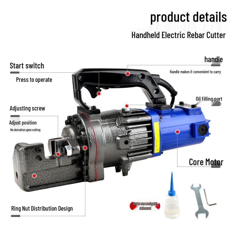 Electric Hydraulic Rebar Cutter