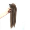 Ciocche per coda di cavallo in fibra sintetica con clip, mezza acconciatura, nuova extension per capelli per donna