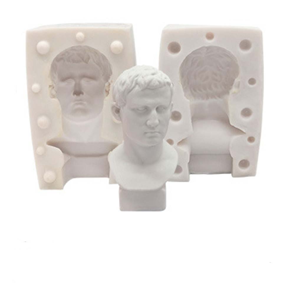 3d Bust Mold Portret Schiță Tencuială Silicon Mucegai pentru bricolaj