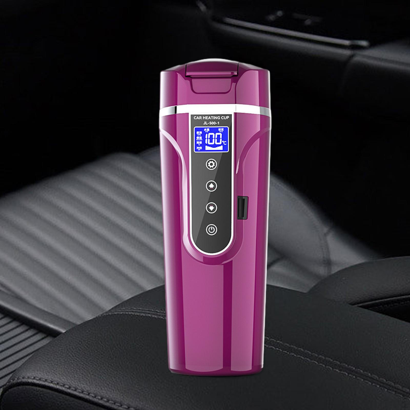 

Электрический чайник для автомобильного подогрева воды 12 В/24 В для быстрого кипячения фиолетовый