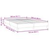 Box Spring Bed Without Mattress Pink 140 X 220 Cm Velvet