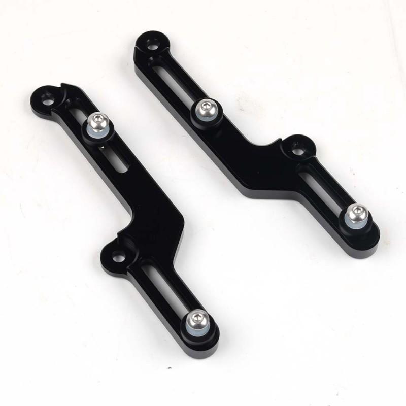 Adjustable Windshield Mount Bracket Honda CB500X 2017-2024 Black Windscreen Height Tilt Regulator