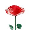Flower Hummingbird Water Feeder Metal Garden Post Bee Watering Station And Butterfly Waterer Outdoor Bird Bath for Pollinators Garden Decor