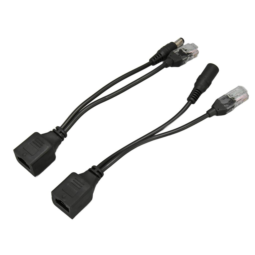 12V POE Splitter Adapter Stable Easy To Install Plug and Play Waterproof POE Splitter Adapter Male Female for IP Camera