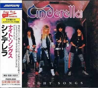 CD CINDERELLA - Night Songs  PHCR2051 Mercury 1990 Japan Soul/Funk Used