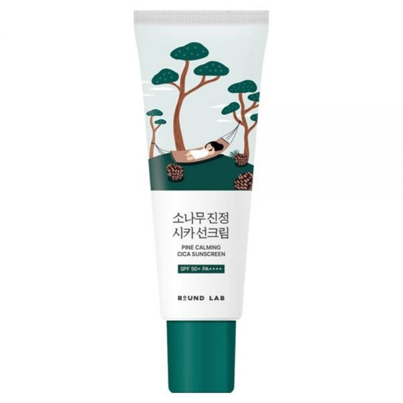 ROUND LAB Pine Soothing Cica Sunscreen SPF50+ PA++++ 40ml/80ml