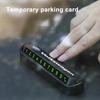 For Volkswagen 1Pcs Car Temporary Parking Card Plate Badge Car Styling For Volkswagen Golf Motion Touran Rline TDI R32 MK4 GTI J