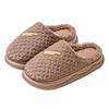 Thick-bottomed Plush Cotton Slippers Winter Indoor Home Non-slip and Warm 2025 New Couple Slippers Winter