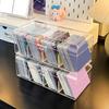 1Pcs Kpop Photocard Storage Box Transparent Photo Card Organizer Compartment Flip Box Card Case Protector Container