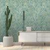 Green Geometric Self Adhesive Wall Stickers Modern Nordic Style Peel And Stick Wallpaper Removable Wallpaper For Home Decor
