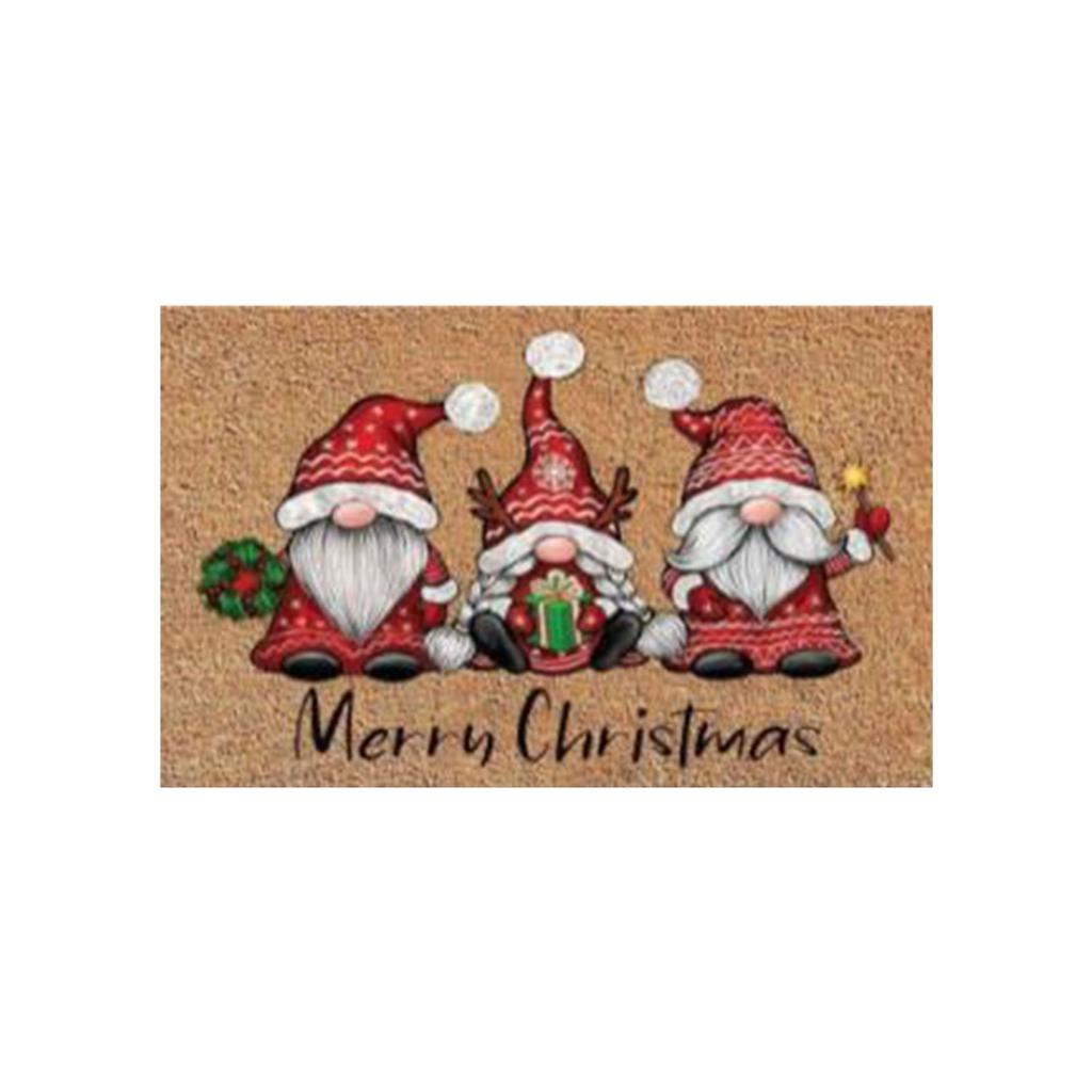 Christmas Carpet Entrance Door Non-slip Absorbent Foot Mat Thick Porch Carpet Mat