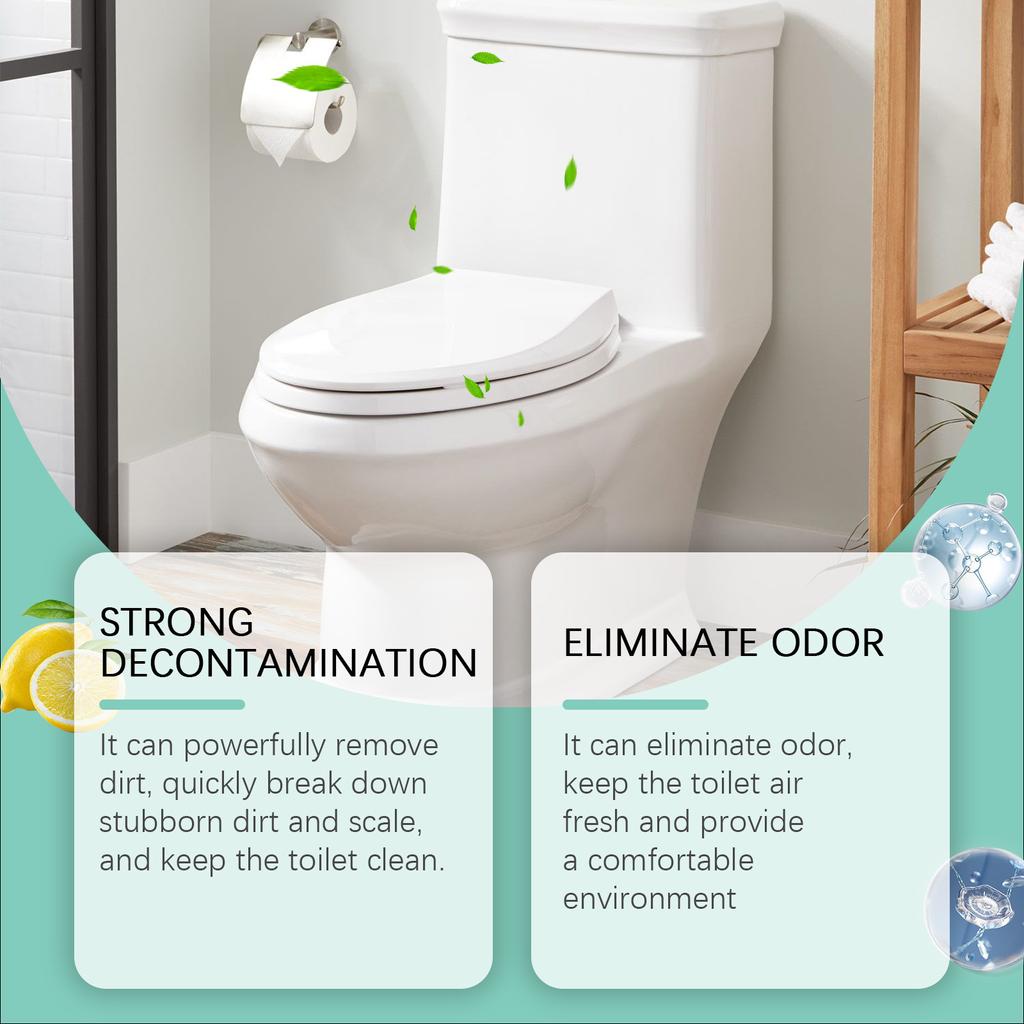 JAKEHOE Toilet Bowl Cleaner Toilet Stain Removal Cleaning Toilet Deodorization Deep Cleaning Fresh Odor