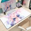 Kawaii Anime Girl Desk Mat Genshin Impact Game Mouse Pad Pretty Kamisato Ayaka Mousepad Laptop Gaming Non-slip Mousepad Mice Rug