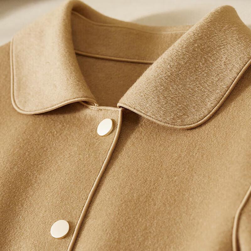 Dámský kabát z oboustranné 100% vlny