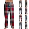 Stripe Pajama Pants Sleepwear Casual Drawstring Elastic Waist Pants Comfy Straight Yoga Loose Trousers
