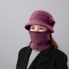 Winter Man Grandma Adds Velvet Warm Wool Hat In Mother Hat Girl Grandma Old Man Cotton Hat Fen