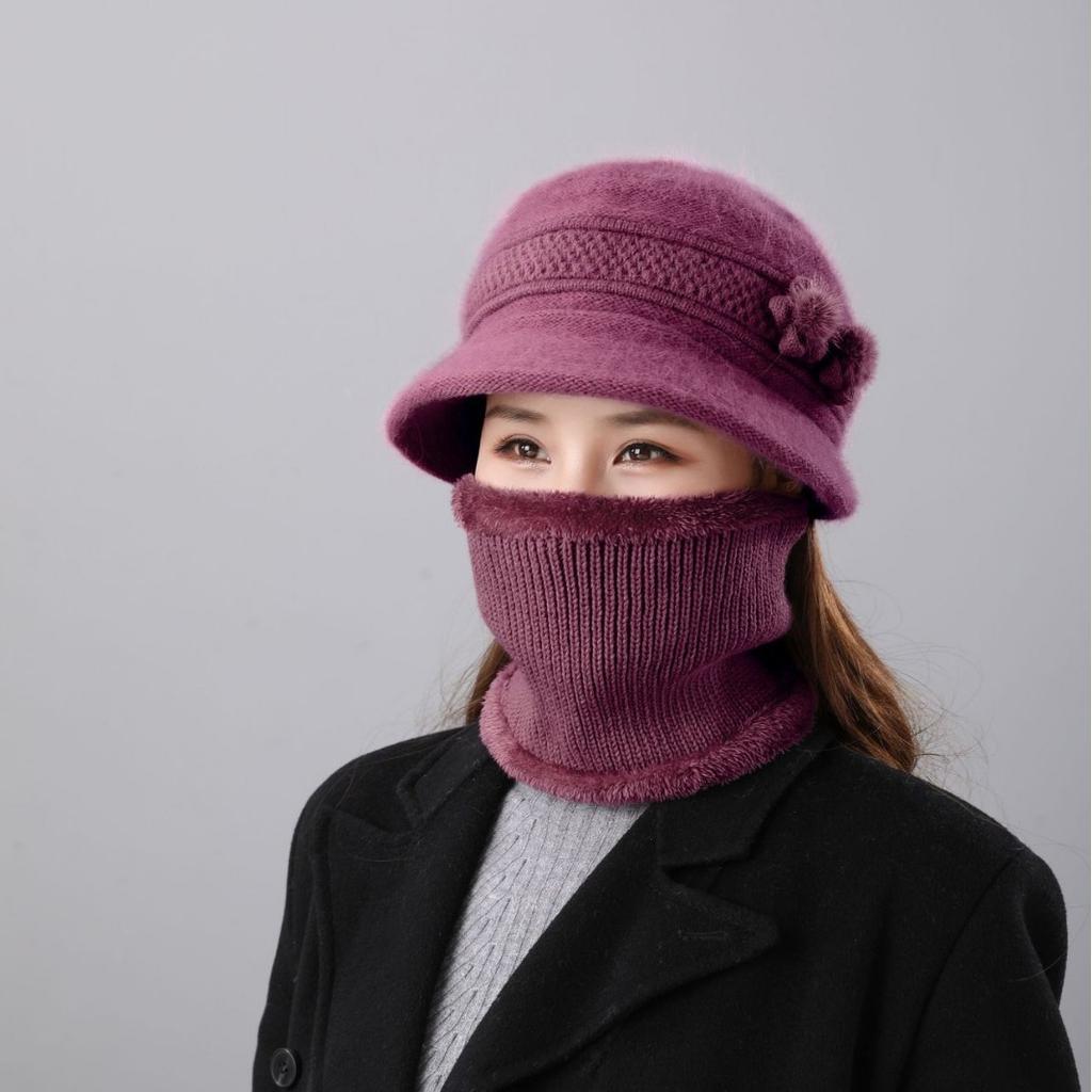 Winter Man Grandma Adds Velvet Warm Wool Hat In Mother Hat Girl Grandma Old Man Cotton Hat Fen