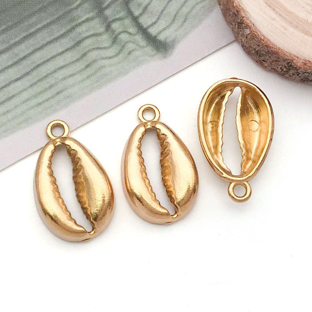 Gold Cross Ocean Series Stainless Steel Necklace & Bracelet DIY Jewelry Pendant Accessories