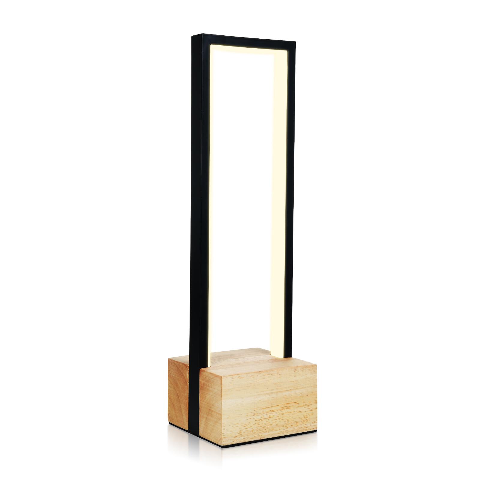Black Aluminum Wood