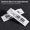Aluminum Alloy Cabinet Breather Hole Cover Rectangle Breathable Mesh Wardrobe Air Vent Decor 30mm Wide Ventilator Grille Cover